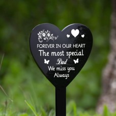 Dad Memorial Plaque For Grave, Graveside Memorial Decoration