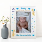 Nursery Picture Frame For Baby Boy Personalised 7x5 Frame