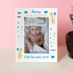 Nursery Picture Frame For Baby Boy Personalised 7x5 Frame