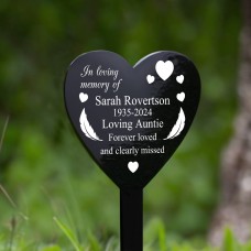 Personalised Auntie Memorial Stake Graveside Decoration Marker