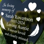 Personalised Auntie Memorial Stake Graveside Decoration Marker