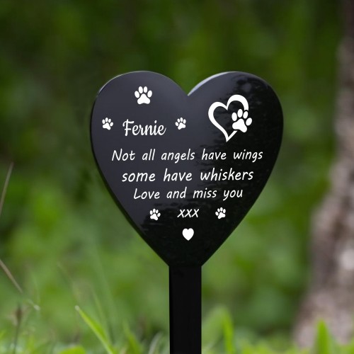 Pet Memorial Garden Grave Stake Dog Graveside Memorial Decor