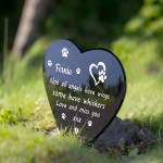 Pet Memorial Garden Grave Stake Dog Graveside Memorial Decor