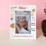 Photo Frame For Baby Boy Girl Birth Details Personalised Gift