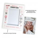 Nursery Picture Frame For Baby Girl Photo Frame Personalised