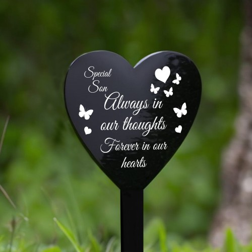 Son Memorial Plaque Graveside Grave Memorial Stake Memorial Gift