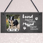 Personalised Pet Memorial Plaque with Photo and Text Sign