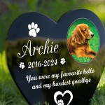 Personalised Dog Memorial Graveside Marker Grave Stake