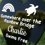 Personalised Tortoise Memorial Plaque Grave Stake Custom Name 