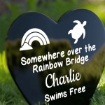 Personalised Tortoise Memorial Plaque Grave Stake Custom Name 