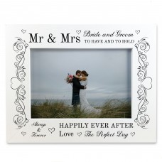 Wedding Day Photo Frame Gift For Couple Newly Married Couple