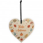 HELLO AUTUMN Sign Autumn Sign Novelty Autumn Accessories Heart