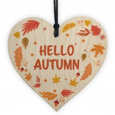 Autumn Sign Hello Autumn Sign Novelty Autumn Accessories Heart