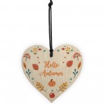 Autumn Sign Novelty Hello Autumn Sign Autumn Accessories Heart