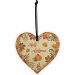 Autumn Hanging Sign Hello Autumn Sign Autumn Accessories Heart