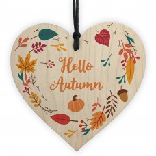 Hello Autumn Sign Hello Autumn Gifts Autumn House Decor