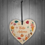Hello Autumn Sign Hello Autumn Gifts Autumn House Decor