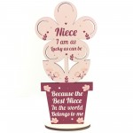 Niece Birthday Gifts From Auntie Uncle Wooden Flower Niece Gift