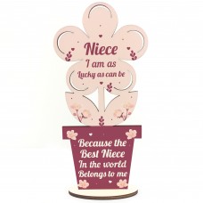 Niece Birthday Gifts From Auntie Uncle Wooden Flower Niece Gift