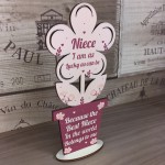 Niece Birthday Gifts From Auntie Uncle Wooden Flower Niece Gift