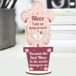 Niece Birthday Gifts From Auntie Uncle Wooden Flower Niece Gift