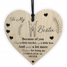 Best Friend Gift Sister Plaque Thank You Gift For Best Friend