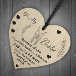 Best Friend Gift Sister Plaque Thank You Gift For Best Friend