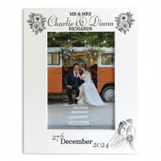 Gift For Wedding Photo Frame Personalised Gift For Mr And Mrs