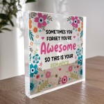 Birthday Gifts for Her YOU ARE AWESOME Plaque Lirthday Gifts