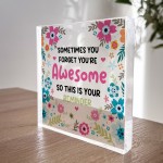 Birthday Gifts for Her YOU ARE AWESOME Plaque Lirthday Gifts