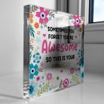 Birthday Gifts for Her YOU ARE AWESOME Plaque Lirthday Gifts