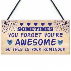 Birthday Gifts for Best Friend You Are Awesome Hanging Sign