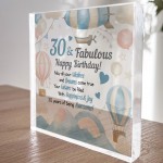 30th Birthday Gift For Women Her 30 Years Old Today