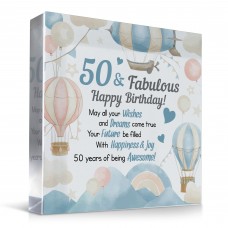 50th Birthday Gift For Women Her 50 Years Old Today 50th Fifty