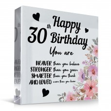 30th Birthday Acrylic Plaque 30th Birthday Gifts for Women 