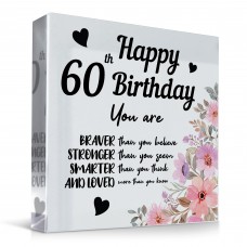 60th Birthday Acrylic Plaque 60th Birthday Gifts for Women