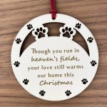 Memorial Christmas Bauble For Pet Dog Engraved Memorial Decor Memorial Christmas Bauble For Pet Dog Engraved Memorial Decor