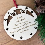 Personalised Dog Memorial Christmas Ornaments Pet Memorial Gifts