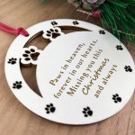 Dog Memorial Christmas Tree Decorations Pet Christmas Baubles