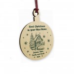First Christmas in Your New Home Bauble Personalised Ornament