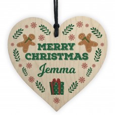 Merry Christmas Friends Family Colleagues Personalised Gift Wood