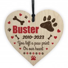 Dog Memorial Christmas Tree Bauble Personalised Pet Loss Gift