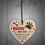 Dog Memorial Christmas Tree Bauble Personalised Pet Loss Gift