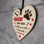 Dog Memorial Christmas Tree Bauble Personalised Pet Loss Gift
