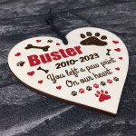 Dog Memorial Christmas Tree Bauble Personalised Pet Loss Gift