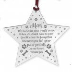 DOG MEMORIAL Acrylic Christmas Tree Poem Decoration Personalised