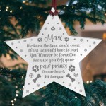 DOG MEMORIAL Acrylic Christmas Tree Poem Decoration Personalised