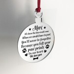 Dog Memorial Engraved Acrylic Christmas Decoration Personalised