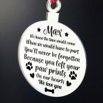 Dog Memorial Engraved Acrylic Christmas Decoration Personalised