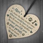 Dog Memorial Wooden Christmas Tree Decoration Personalised Pet
